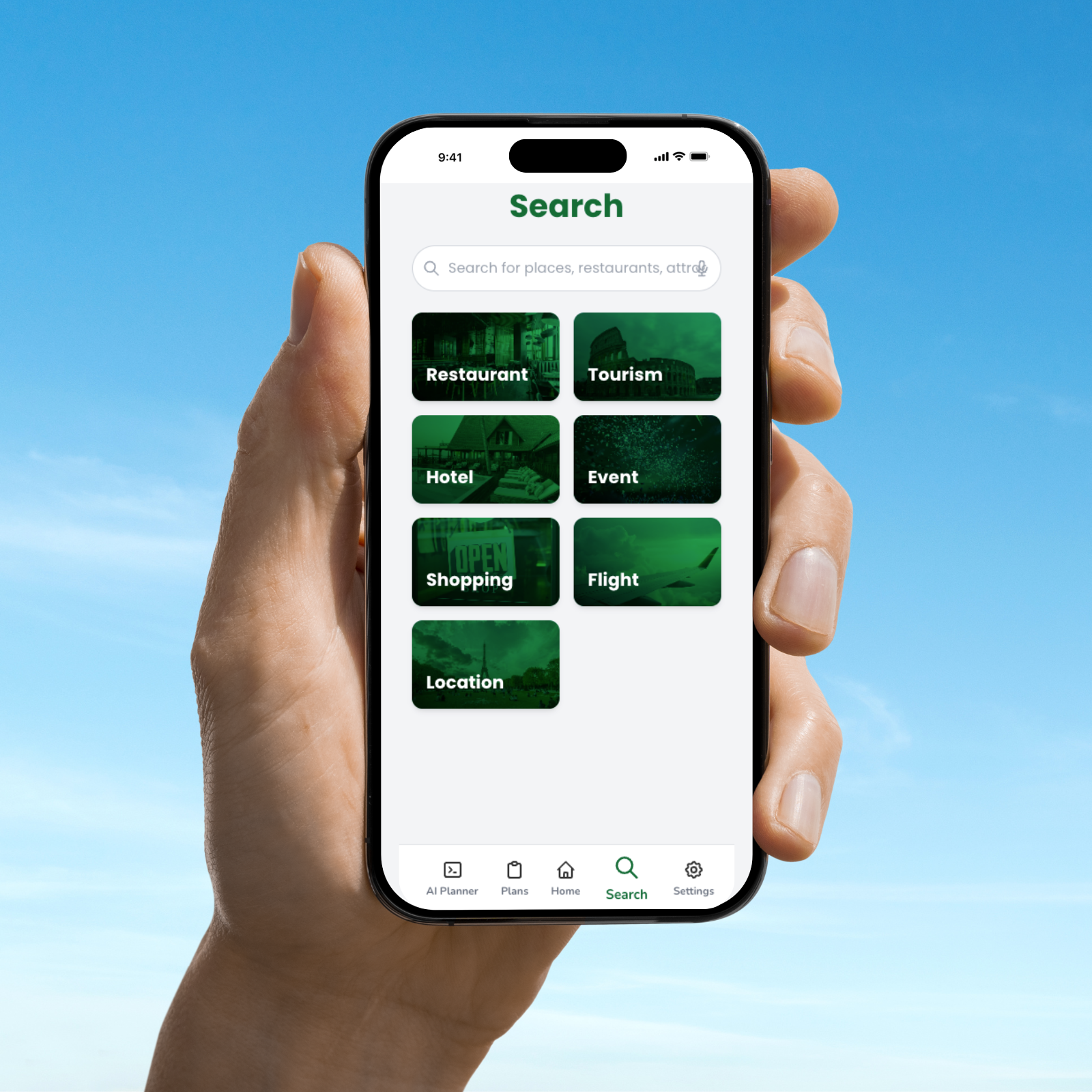 Flights, Hotels, Activities — Seamless